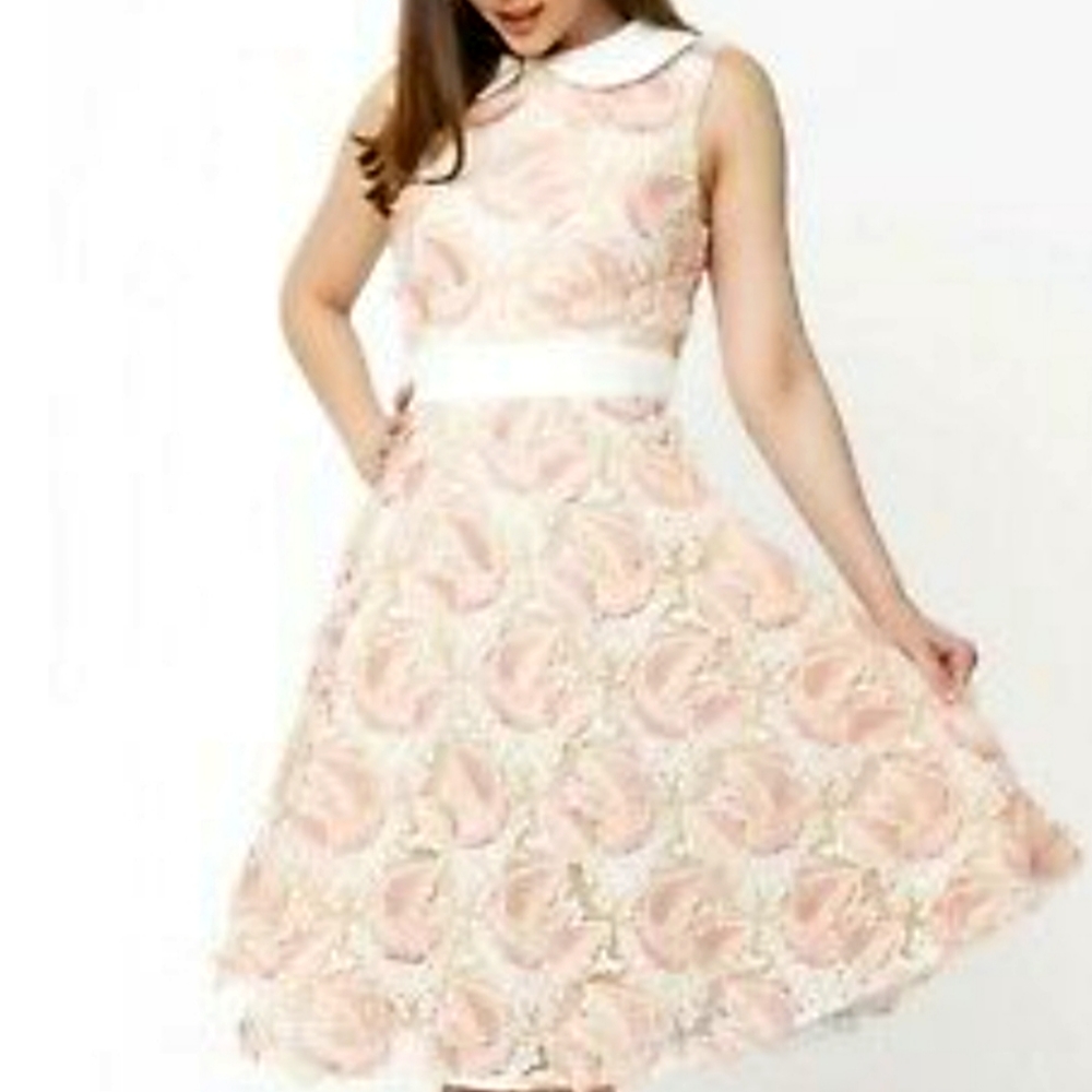 Unique Vintage BNWT Pink Dress